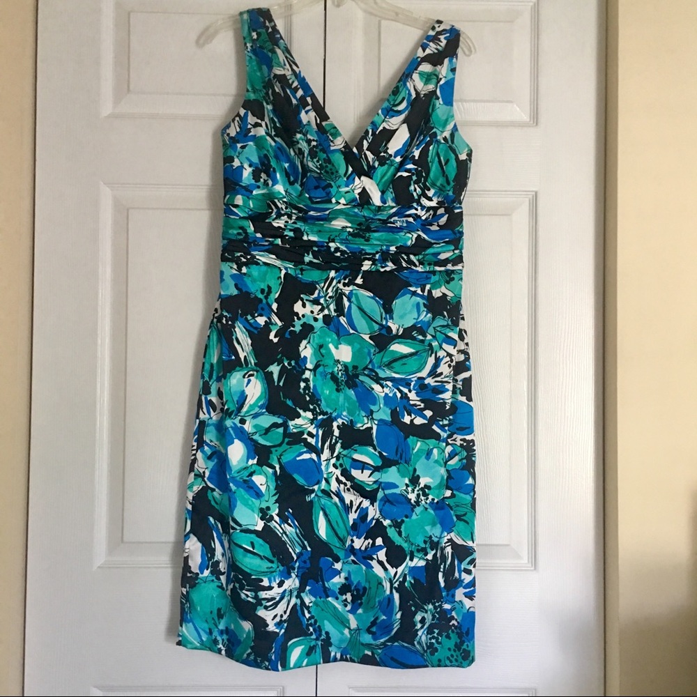 Evan Picone Floral Shift Dress